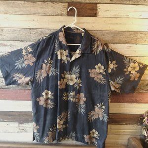 Tommy Bahama 100% Silk Shirt ~ Caribbean / Hawaiian Style ~ Men's XL
